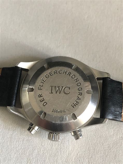 IWC tubo corona a vite per 3705 3706 3717 Fliegerchronograph 